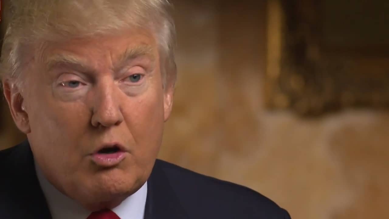 Beeld uit video: Trump herhaalt belofte over muur Mexico in eerste interview na verkiezingen