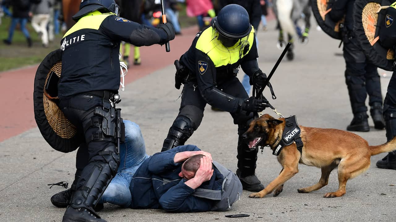 More than twenty arrests in riots in and around Malieveld in The Hague |  NOW