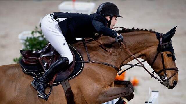Maikel van der Vleuten op zijn andere paard, Beauville Z.