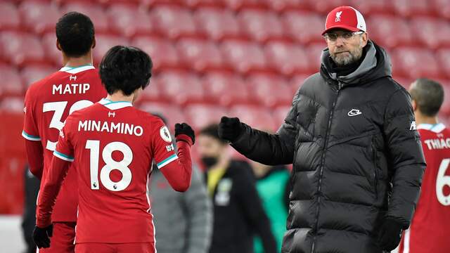 Jürgen Klopp noemt het verlies tegen Burnley (0-1) een harde klap in het gezicht.