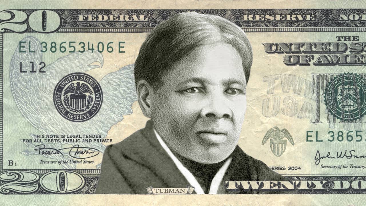 'Harriet Tubman op Amerikaans biljet van 20 dollar'