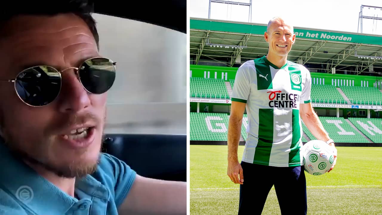 Beeld uit video: FC Groningen deelt beelden 'legendarische roadtrip' naar Robben