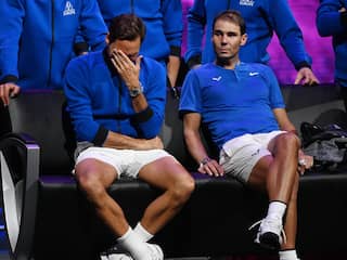 Nadal emotioneel bij afscheid Federer: 'Een groot deel van mijn leven vertrekt'