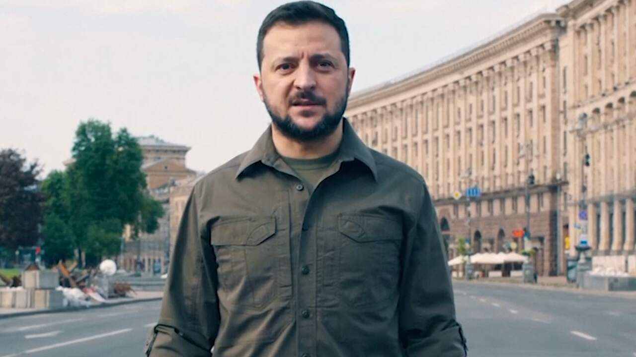 Beeld uit video: Zelensky over Dag van de Overwinning: 'Oekraïne zal zegevieren'