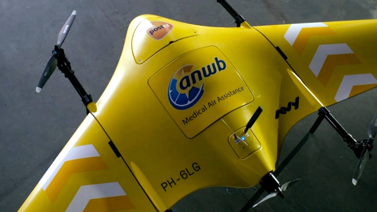 ANWB test drone voor spoedvervoer van medicijnen en bloed