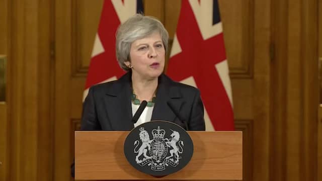 Beeld uit video: Live: May over fel debat Brexit-deal