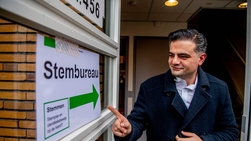 Fractievoorzitter Tunahan Kuzu van DENK heeft gestemd in Rotterdam