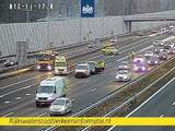 Ongeluk op A10 veroorzaakt tijdelijk flinke file