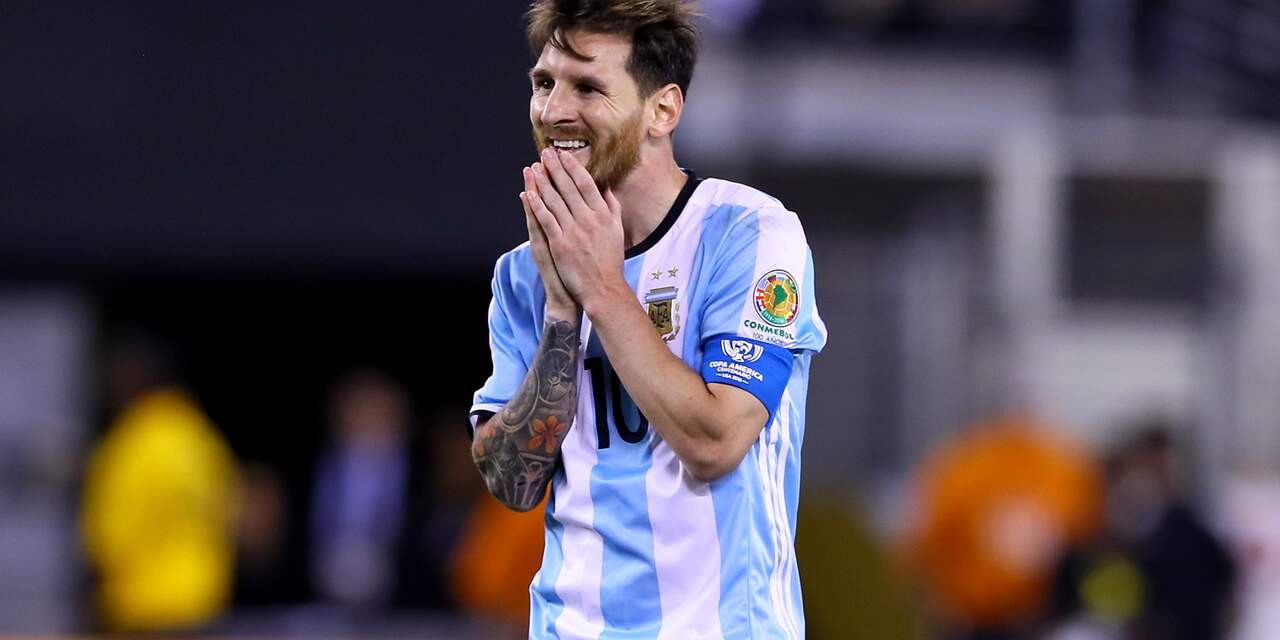 Messi stopt als international Argentinië