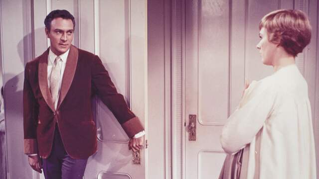 Christopher Plummer als kapitein Von Trapp in The Sound of Music (1965).