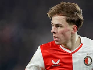 Slowaakse Feyenoord-aanvaller Sauer (18) is op twee na jongste speler op EK