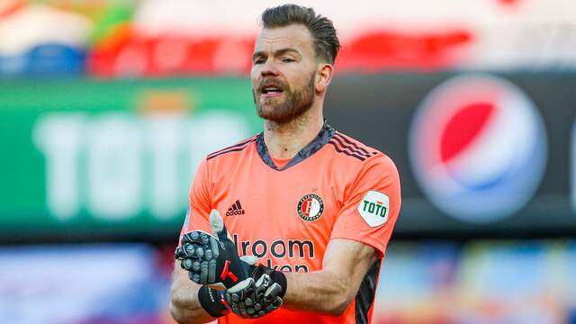 Nick Marsman keepte dit seizoen tut dusver 25 officiële duels voor Feyenoord.
