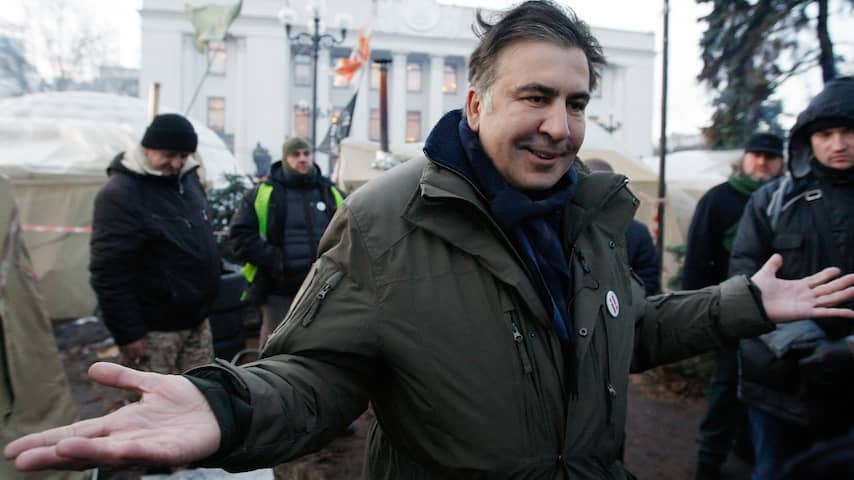Georgische oud-president Saakasjvili veroordeeld tot drie jaar cel