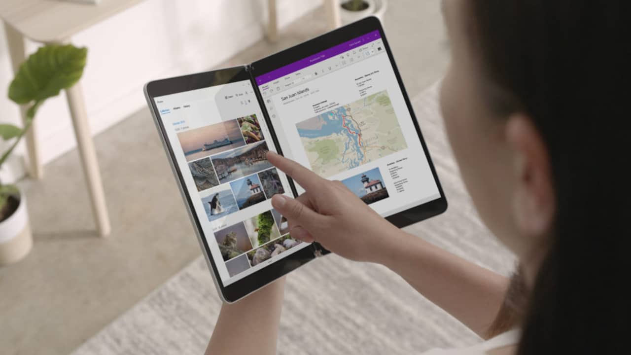 Microsoft Surface Neo-tablet met twee schermen tot na 2020' | NU - Het laatste nieuws het eerst op NU.nl