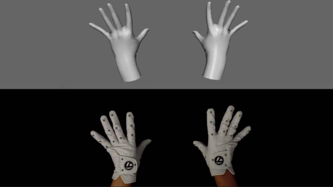 Beeld uit video: Handschoenen laten handen in VR zien