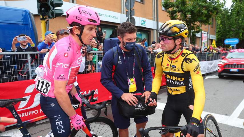 Topploegen likken wonden na tumultueuze dag: 'Giro is in één seconde klaar'