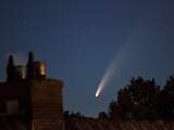 Zaterdag 11 juli: Komeet Neowise afgelopen nacht boven Dwingeloo.
