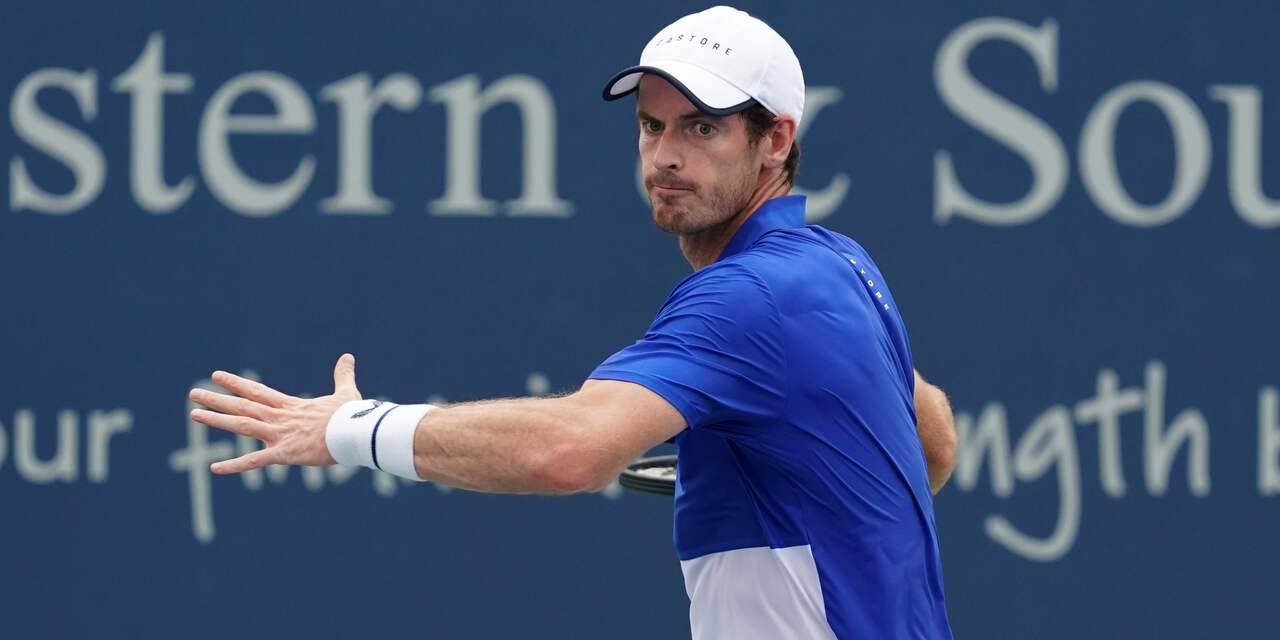 Murray laat US Open schieten na verlies bij rentree in Cincinnati
