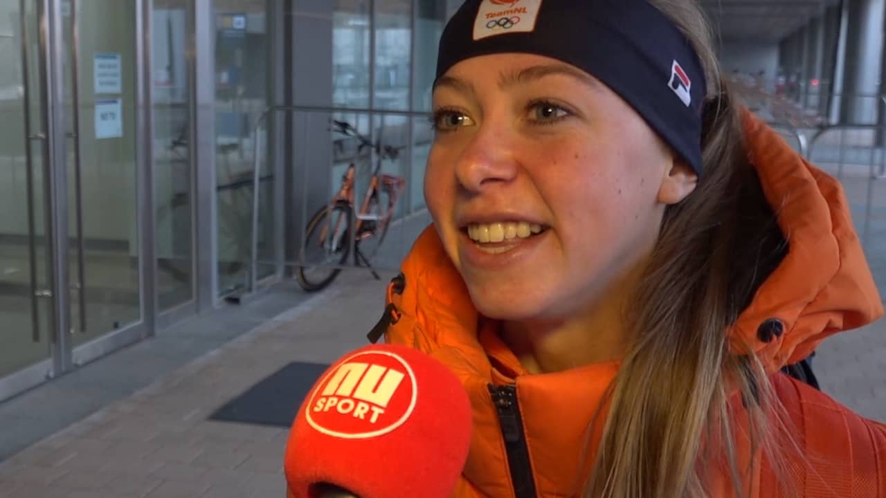 Beeld uit video: Esmee Visser sluit zich volledig af in aanloop naar olympisch debuut
