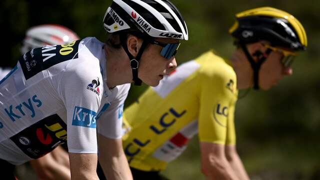 Jonas Vingegaard hoopt in de Pyreneeën Pogacar opnieuw uit het wiel te rijden.