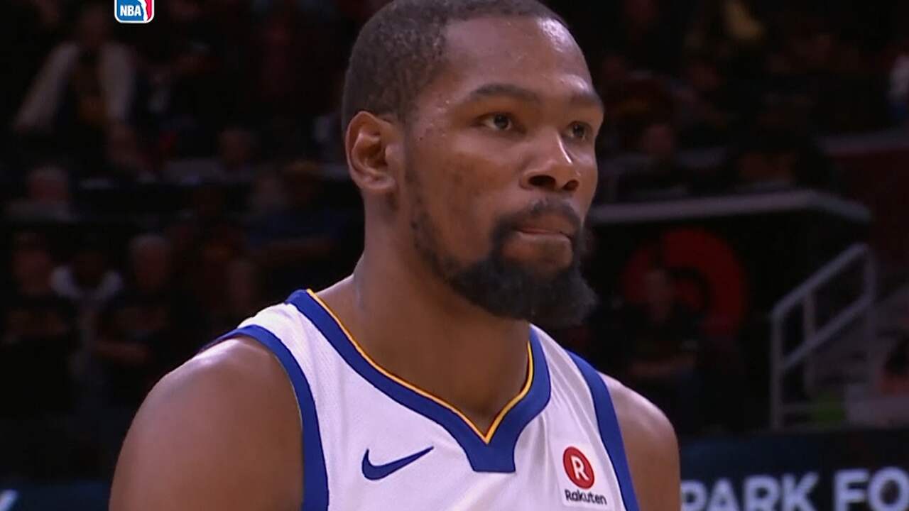 Durant bezorgt Warriors derde zege op Cavaliers in NBA-finale