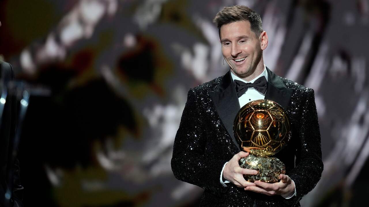 Lionel Messi won de Gouden Bal voor de zevende keer.