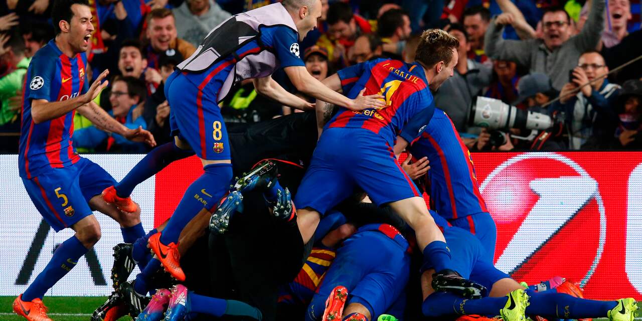 FC Barcelona bereikt kwartfinales Champions League na historische stunt