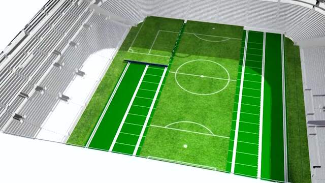 Nieuw Tottenham-stadion krijgt twee-in-een veld