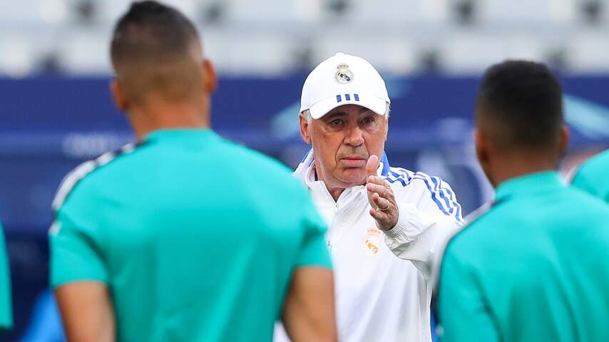 Real-coach Ancelotti staat voor vijfde CL-finale: 'Hij geeft ons het vertrouwen'
