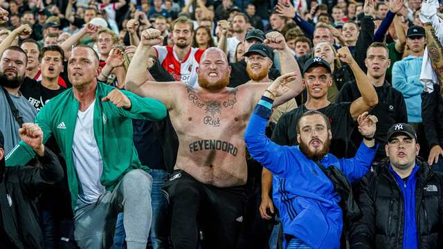 Voor het eerst in anderhalf jaar was de Kuip zaterdag weer uitverkocht.