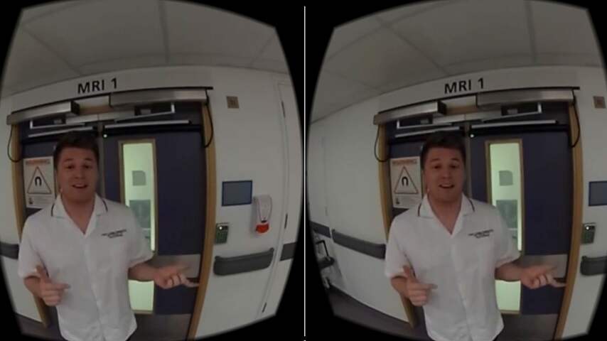 Virtualrealityervaring in Brits ziekenhuis.