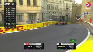 Leclerc na spectaculair slot op pole in Azerbeidzjan