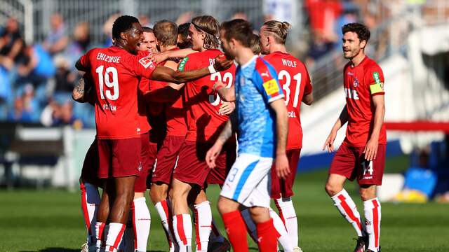 FC Köln boekte een overtuigende zege bij Holstein Kiel.
