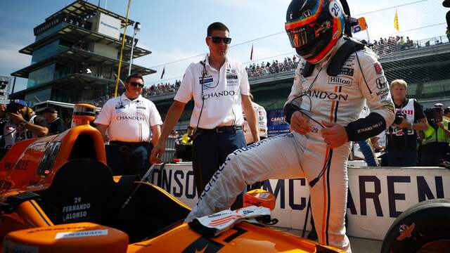 Alonso bij de Indy 500