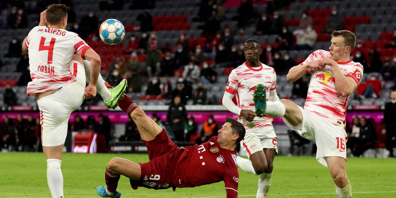 Bayern München in spectaculaire topper te sterk voor RB Leipzig
