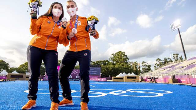 Zuid-Korea was in de finale met 5-3 nipt te sterk voor het Nederlandse duo.