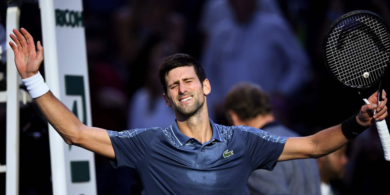 Djokovic zet zegereeks voort bij Masters-toernooi Parijs