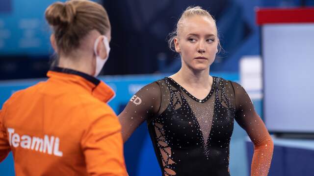 Turnster Lieke Wevers eindigde als laatste in de meerkampfinale.