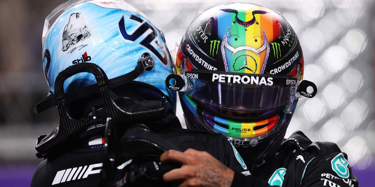 Hamilton blij met onverwachte pole: 'Red Bull is hier van ander niveau'