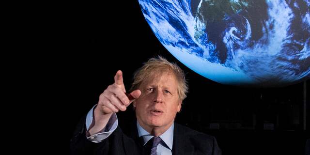 Boris Johnson oogt op een toekomst van wereldformaat