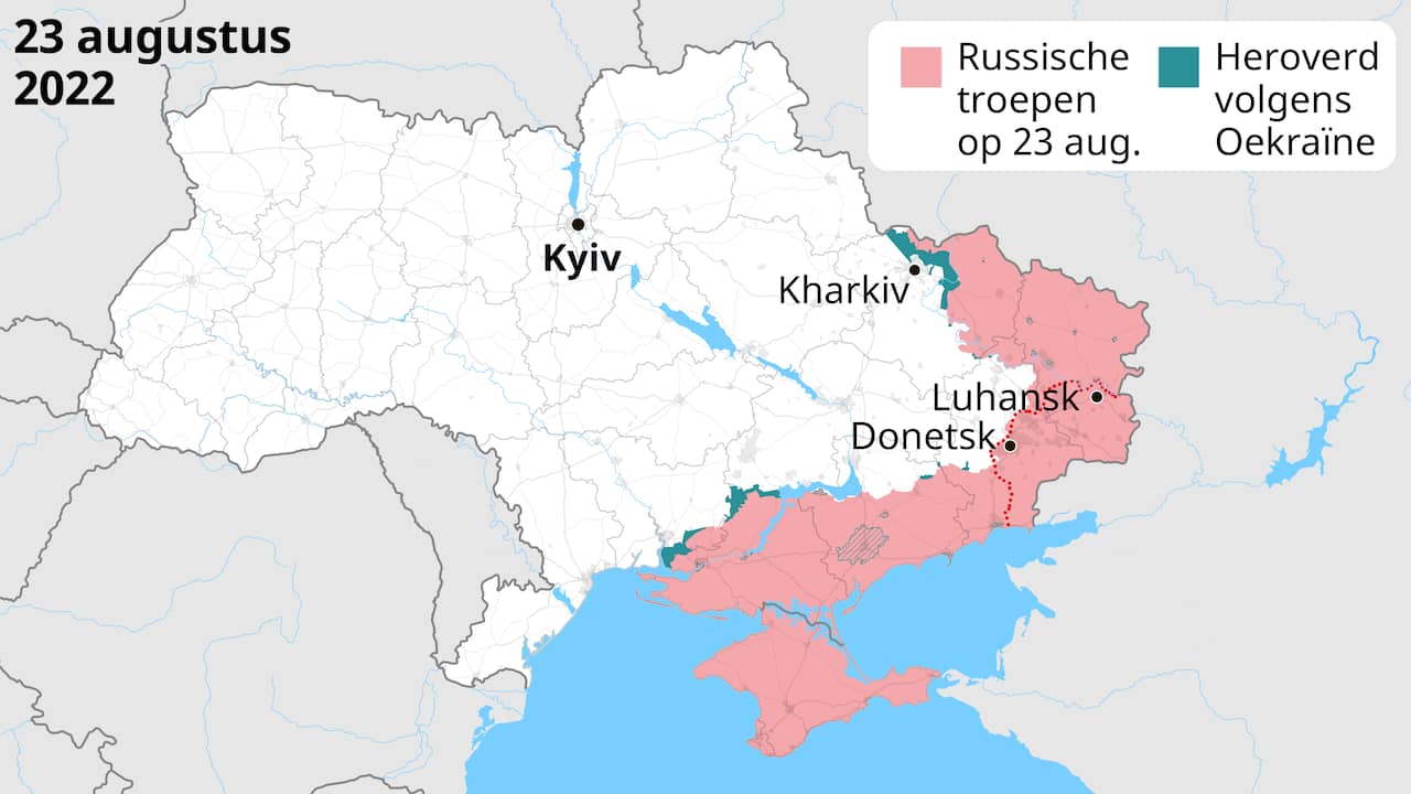 A sei mesi dall'inizio della guerra, i russi controllano gran parte dell'Ucraina meridionale e orientale.
