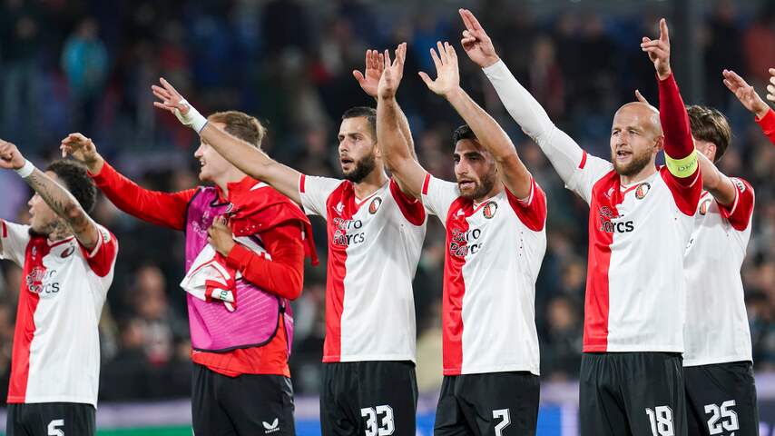 Slot vond Feyenoord voor rust niet zichzelf: 'Misschien waren het de zenuwen'
