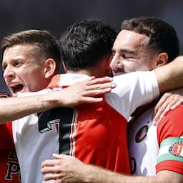 Feyenoord en AZ oefenen in voorbereiding tegen Club Brugge van Lang en Meijer