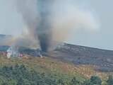Brandweer filmt vuurtornado bij bosbrand in Portugal