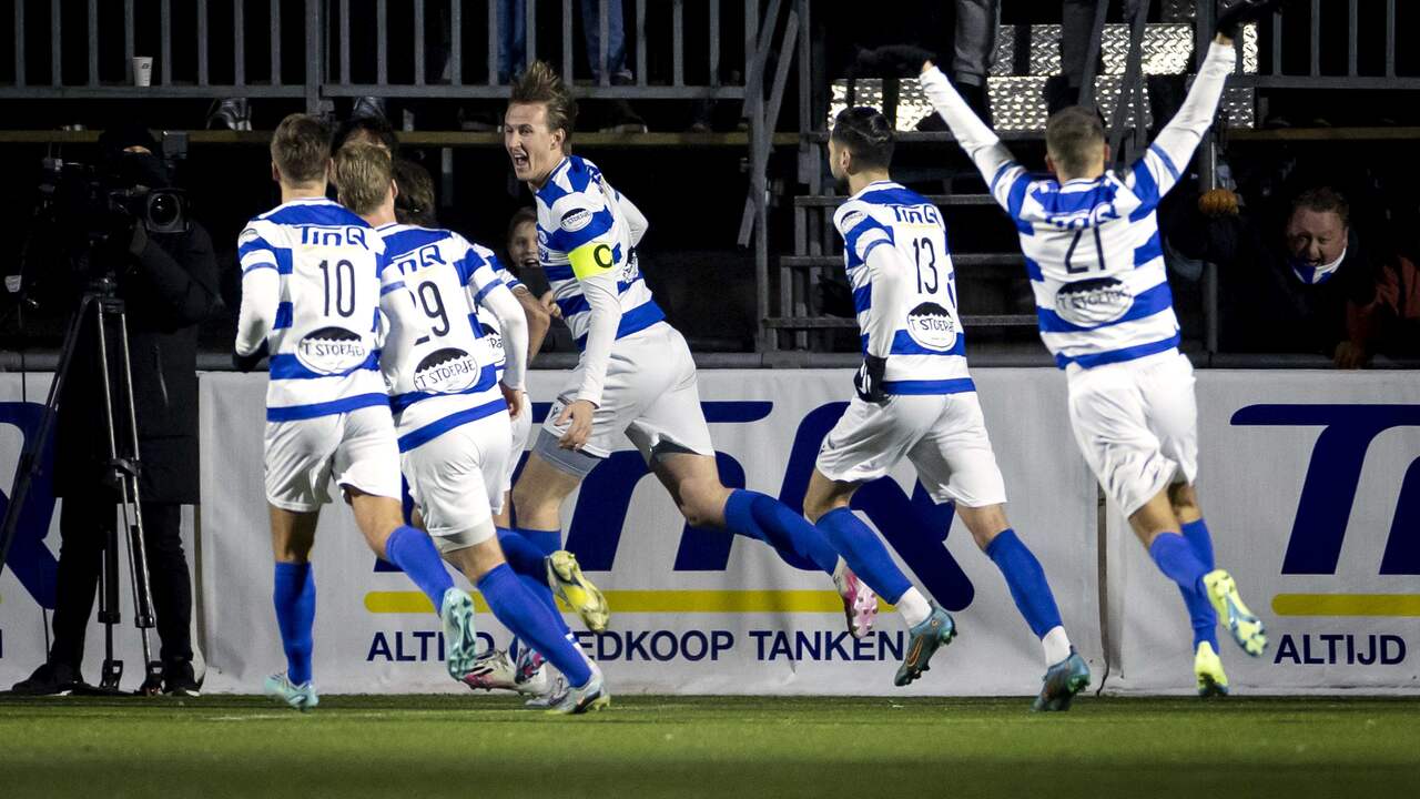 Amateurs Spakenburg schakelen Katwijk na penaltys uit in achtste finales beker Voetbal NU.nl afbeelding