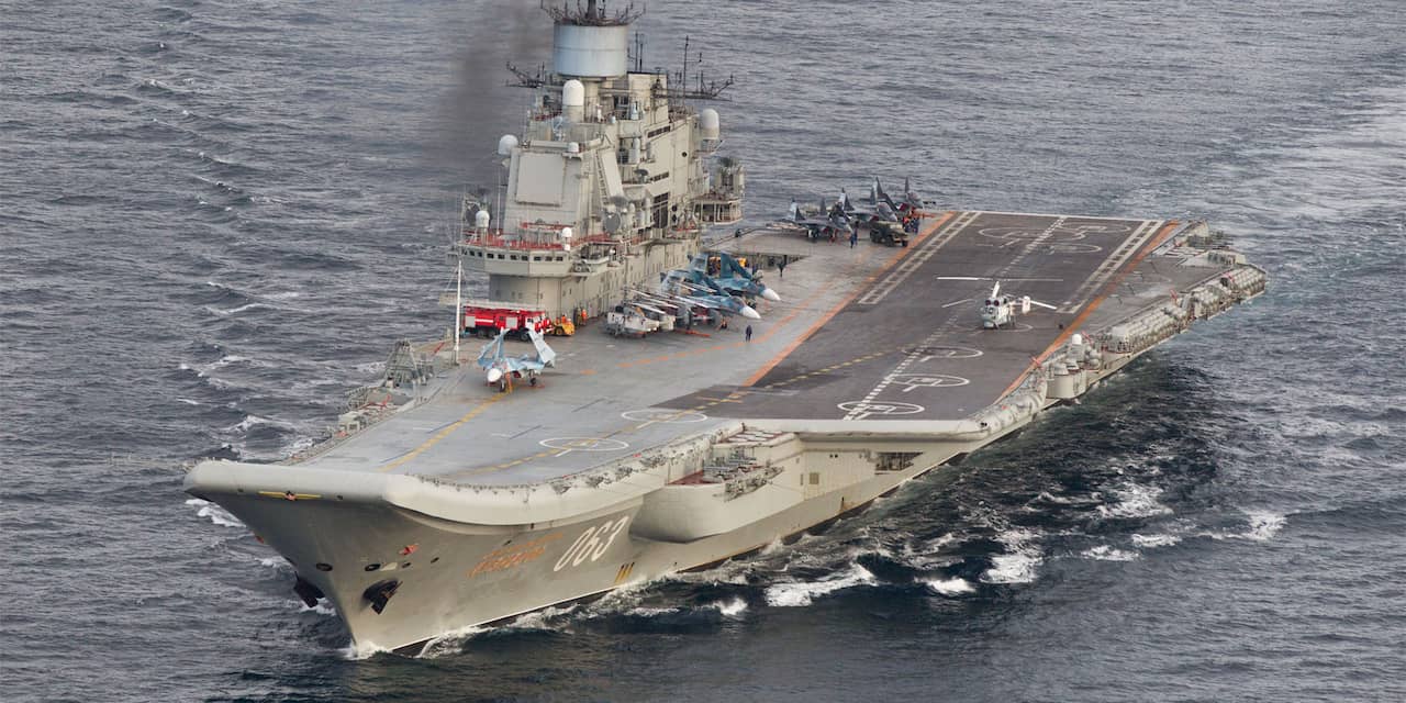 Russisch vliegdekschip mag ook niet in Malta tanken