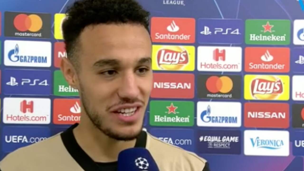Mazraoui over goal tegen Bayern: 'Besefte niet dat ik gescoord had'