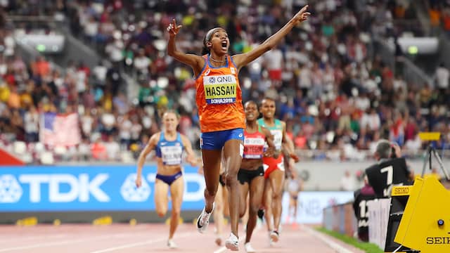 Op de WK atletiek in 2019 pakte Sifan Hassan twee keer goud.