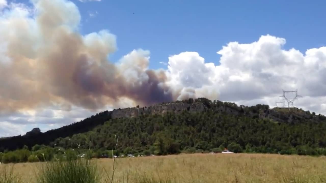 Beeld uit video: Bosbranden teisteren zuiden van Frankrijk