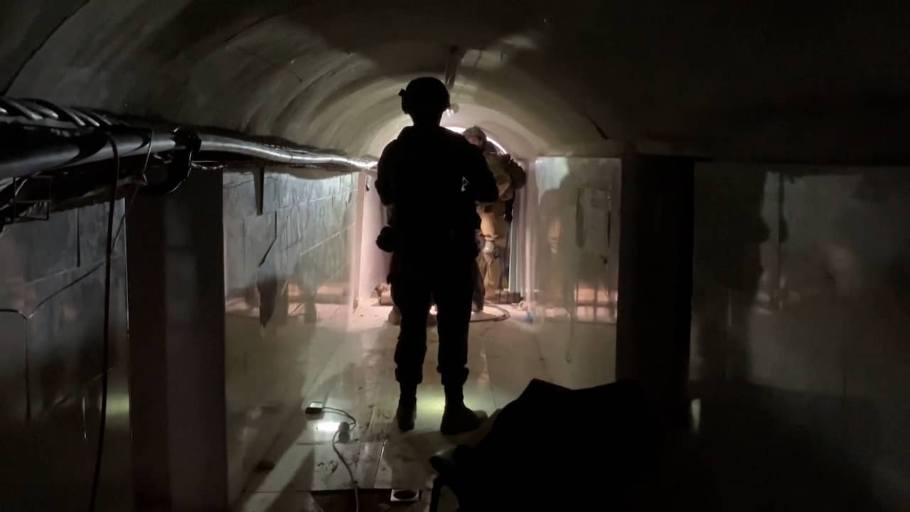 Afbeelding uit video: Volgens Israël levert deze locatie elektriciteit aan Hamas-tunnels